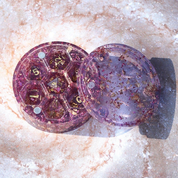 DnD Dice Box Dice Gift Box ResinBox Personalized Dice Box Etsy