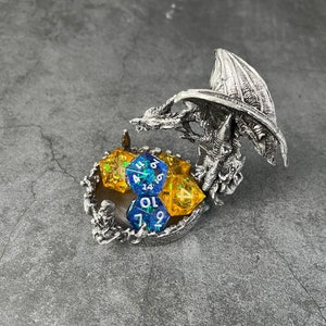 Metal Dragon Box For Borad Game DND Dice