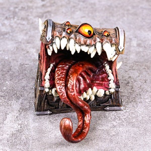 Chest Mimic DND Miniatures | Tabletop Games | Resin Miniatures | Dungeons and Dragons | Role Playing Games