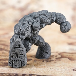 Golem Miniature, Monster Miniature, Highly Detailed and Durable Fantasy Figure for Role-Playing Games and Collectors