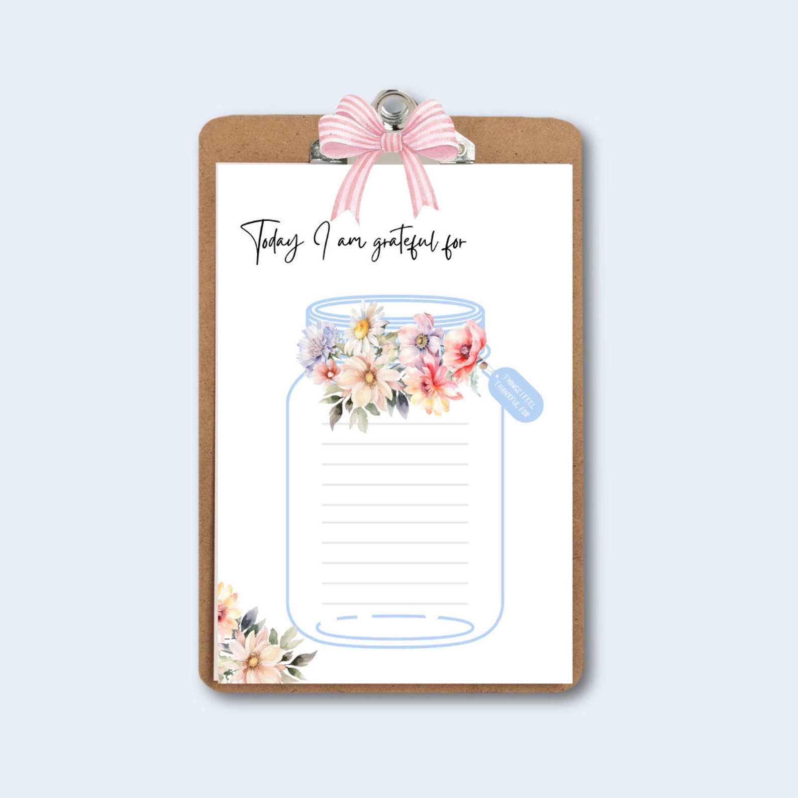 Printable Gratitude Jar - Mindfulness & Manifestation Practice, Instant ...