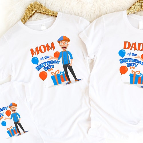 Blippi Birthday Boy Shirts Boy Birthday 