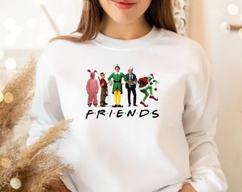 Friends Characters Christmas Sweater 