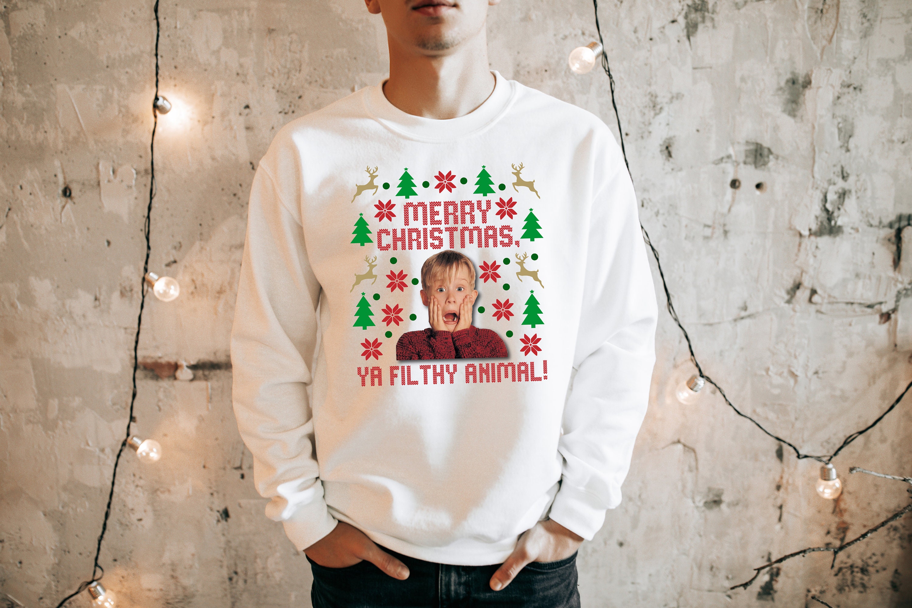 Discover Christmas  Sweatshirt, Kevin Christmas Sweatshirt, Ugly Sweatshirt, Xmas Sweater, Home Alone Sweatshirts