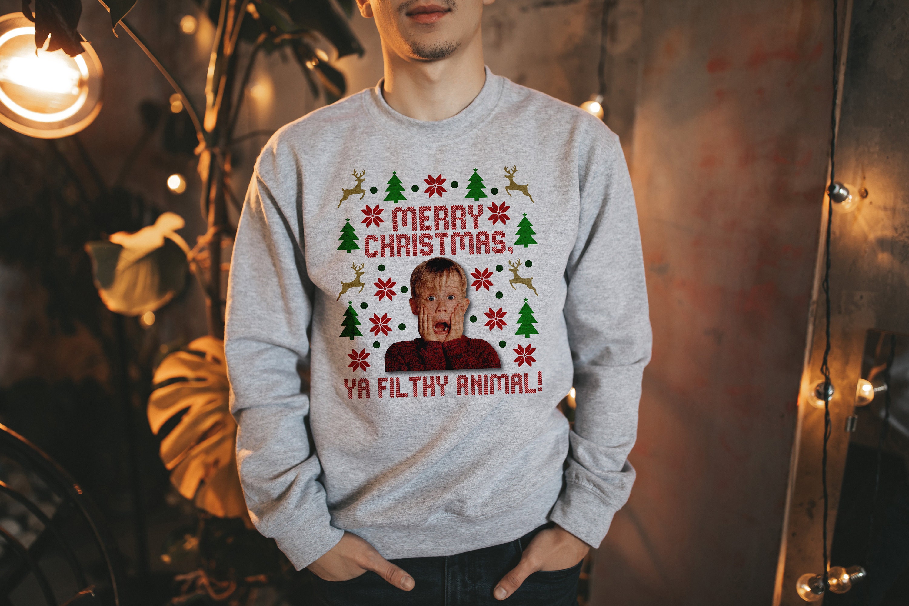 Discover Christmas  Sweatshirt, Kevin Christmas Sweatshirt, Ugly Sweatshirt, Xmas Sweater, Home Alone Sweatshirts