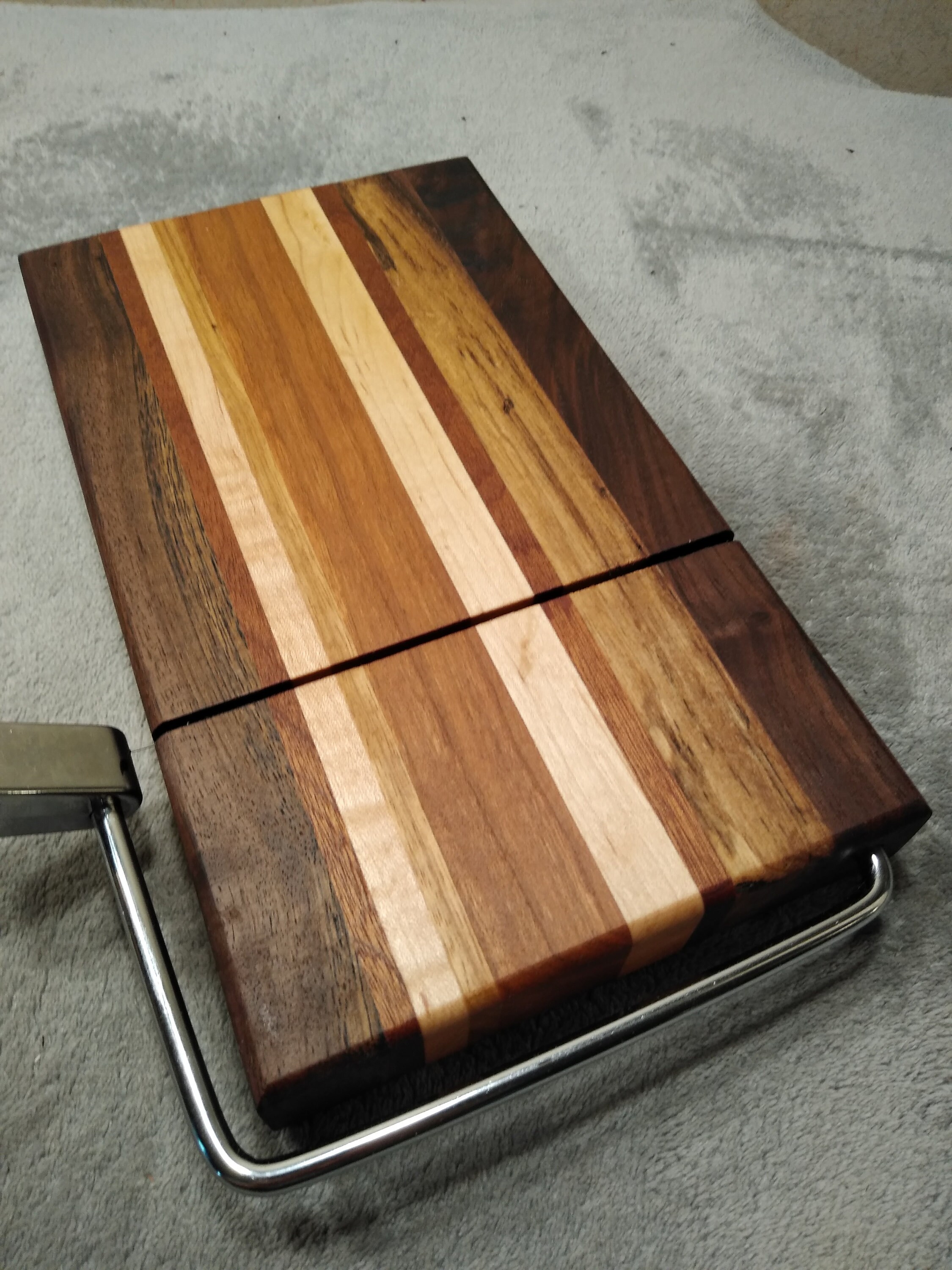 Wooden handmade wire style Cheese cutting board Etsy