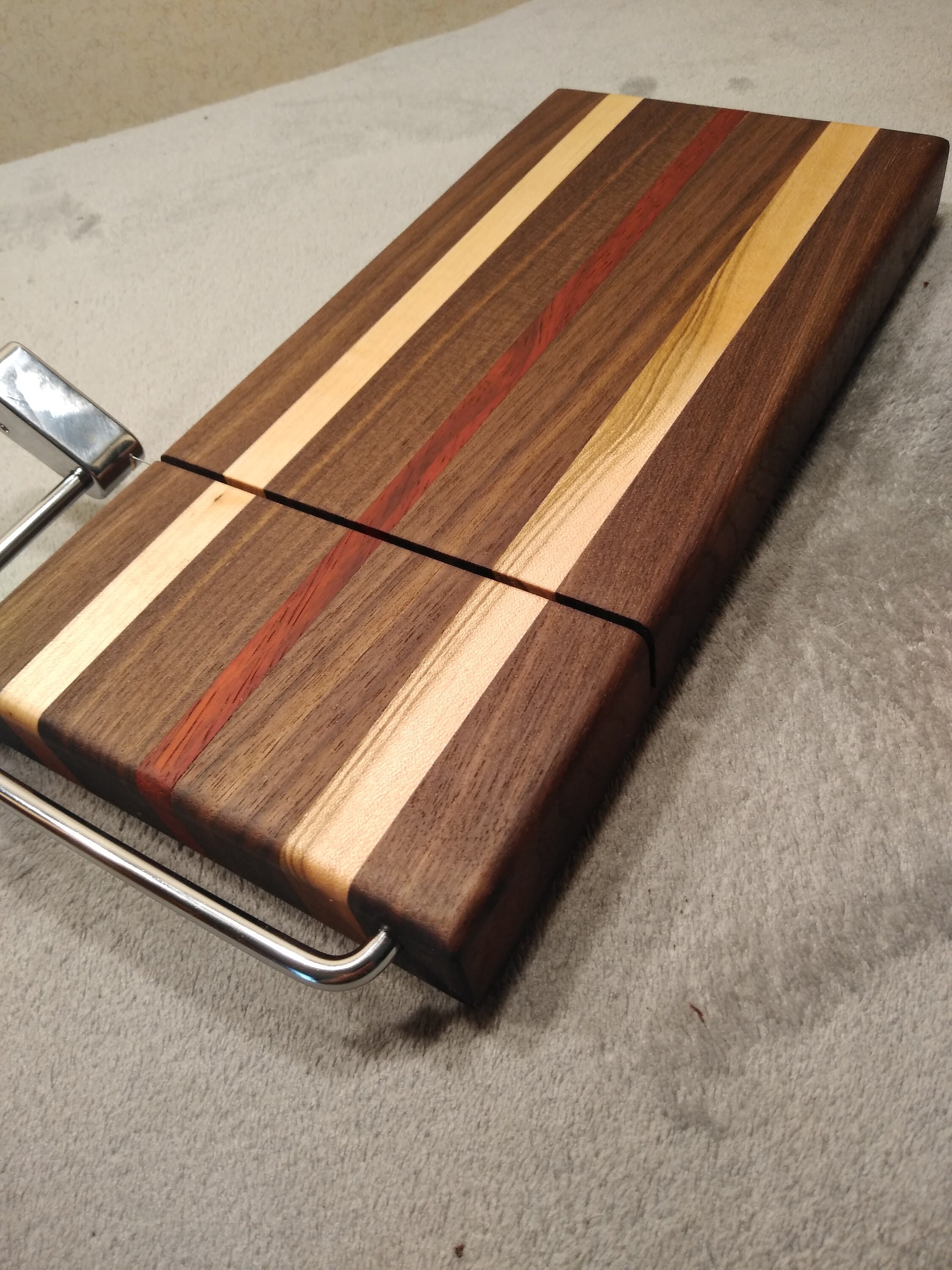 Handmade wood wire style Cheese cutting board Etsy