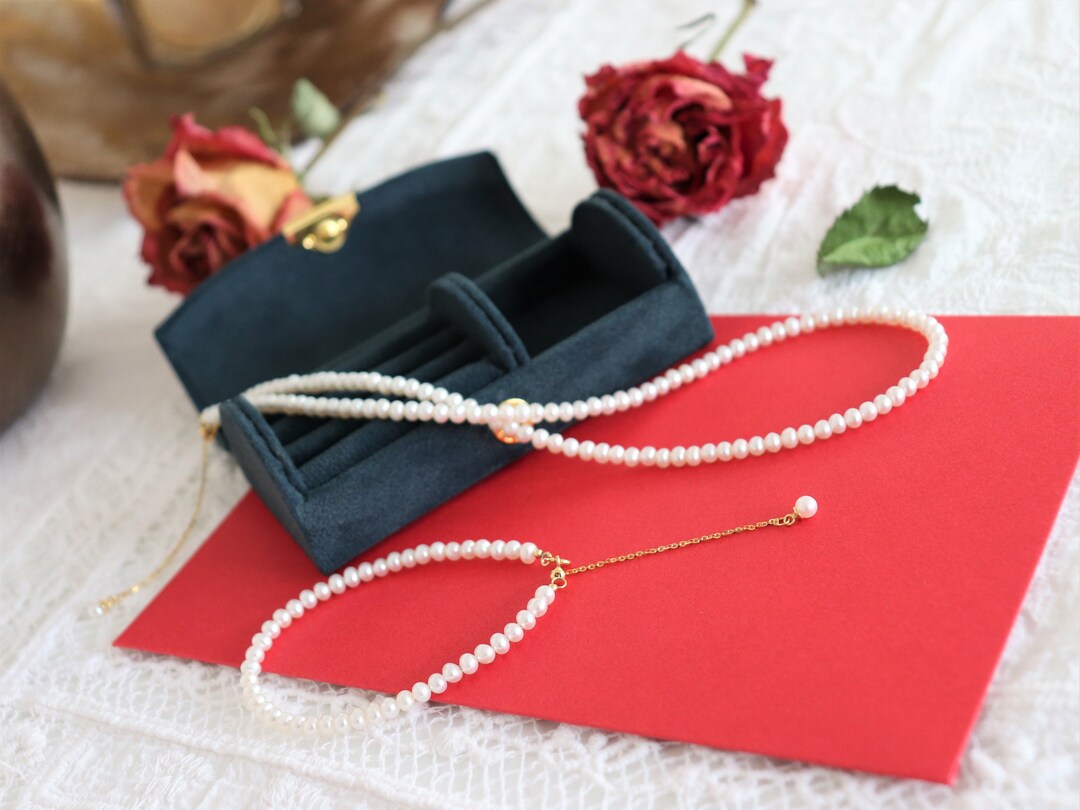 White Freshwater Pearl Jewellery Gift Set Hazel Petite Etsy UK