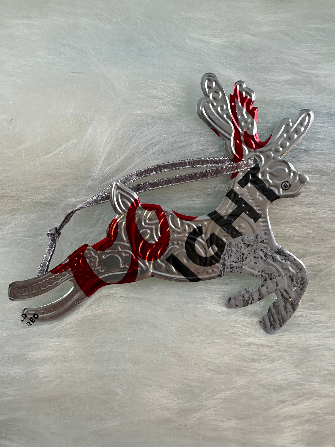 Recycled Aluminum Can Ornament Coors Light Reindeer, Ornament, Snowman