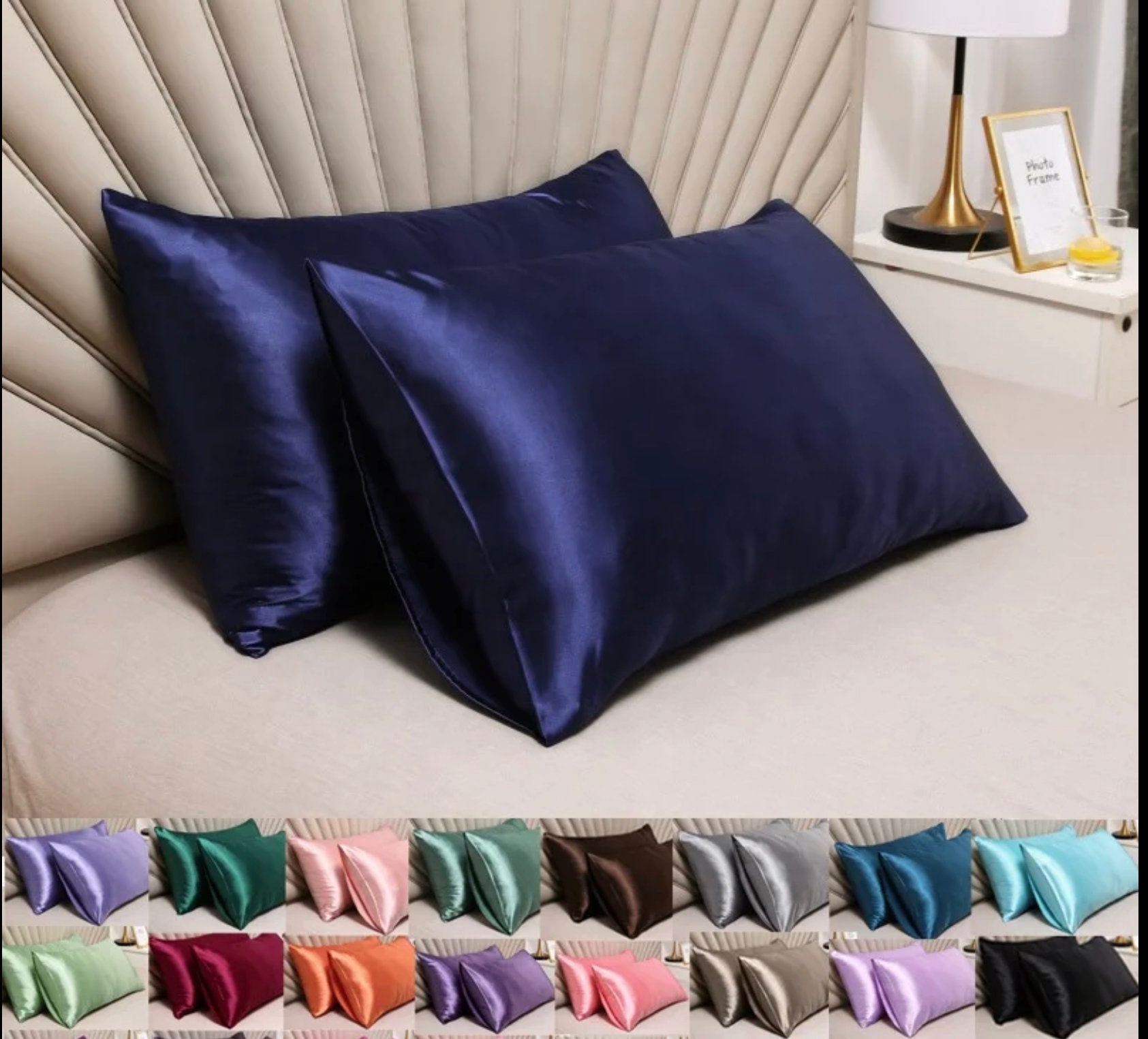 Satin Pillowcase Etsy