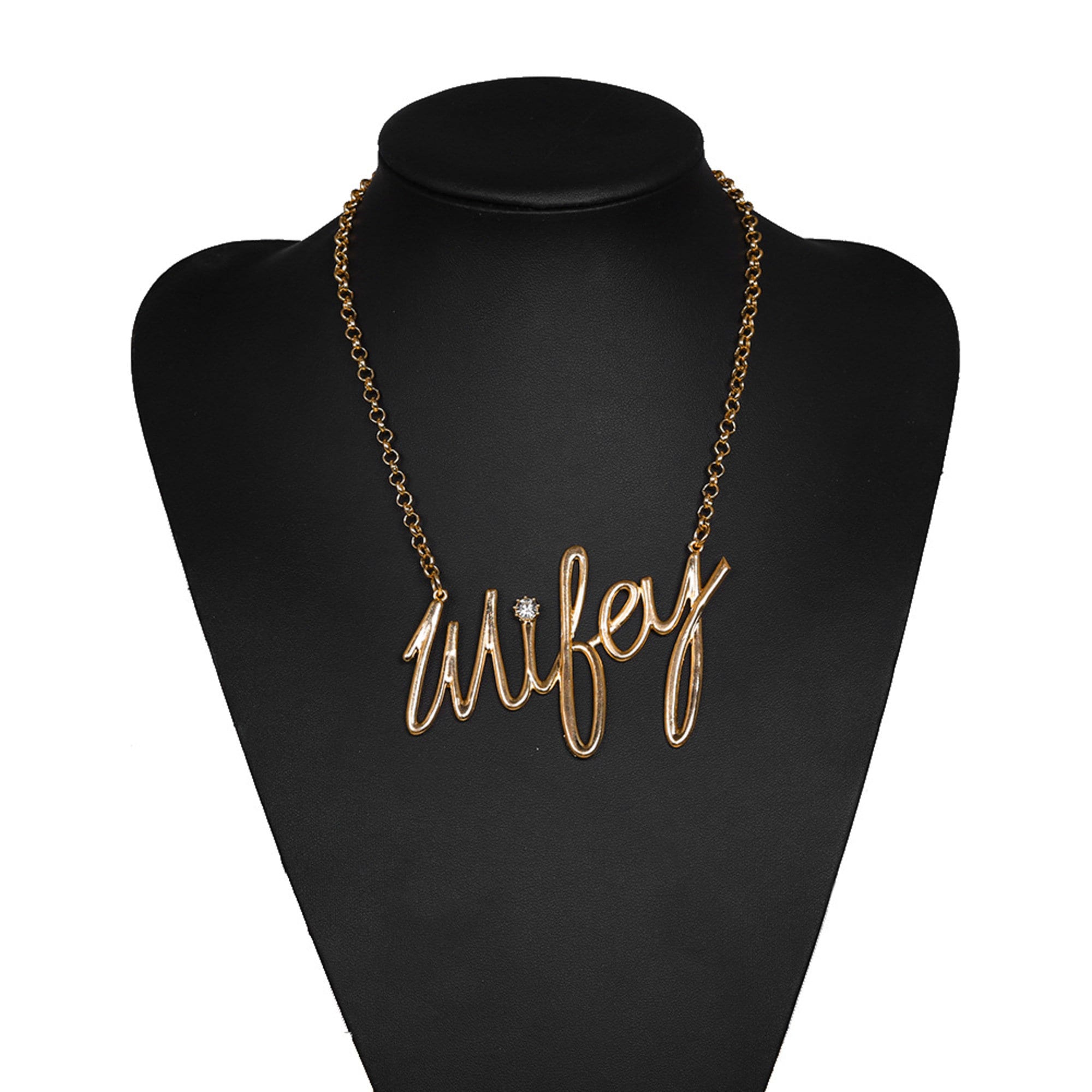 Wifey Necklace Wife Necklace Wifey Jewelry bride the Kingdom