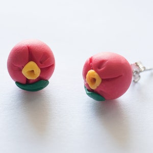 Tsubaki  Camellia Clear Earring – spoon & tamago