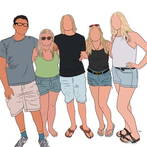 Digital Faceless Portraits