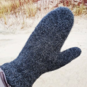 Unisex woolen gloves | Handmade gloves | Hand knitted mittens | Mittens | Thick knitted gloves