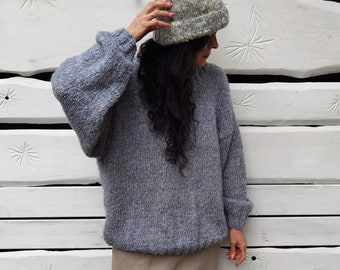 Handmade Mohair Sweater | Wool unisex sweater