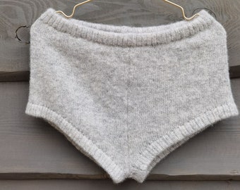 Wollunterwäsche | Shorts aus Merinowolle | Hand gestrickte Shorts | Warme Shorts | Schafwolle