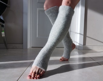 URIBAKY Nouveau Chaussette Femmes De Yoga à Cinq Doigts Sans Dossier Chaussettes AntidéRapantes SéParéEs Par Les Doigts Socks Socquettes à Bout Ouvert