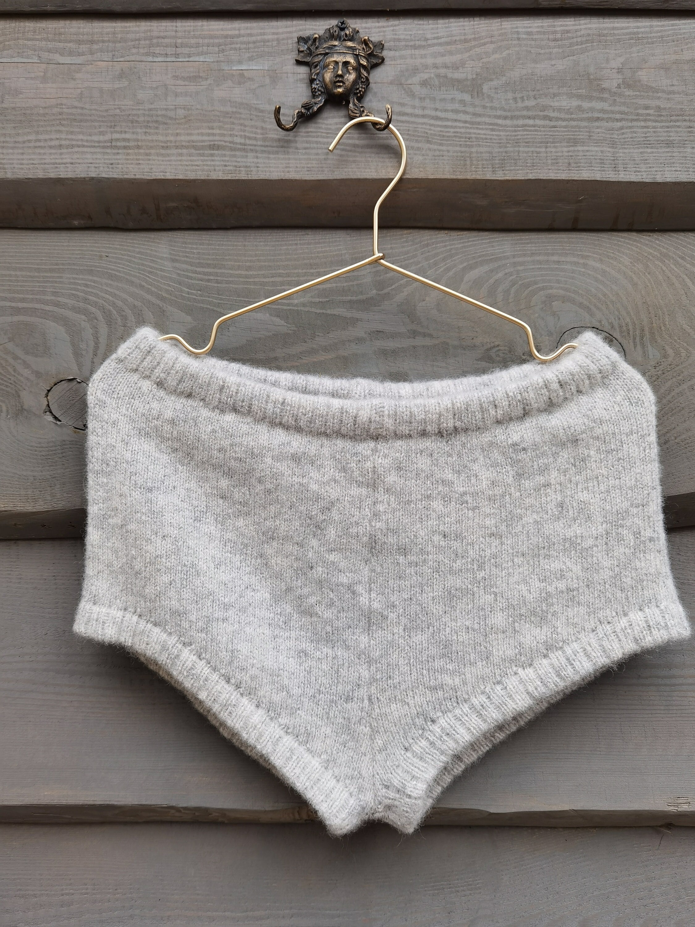 Wool Knit Bra 