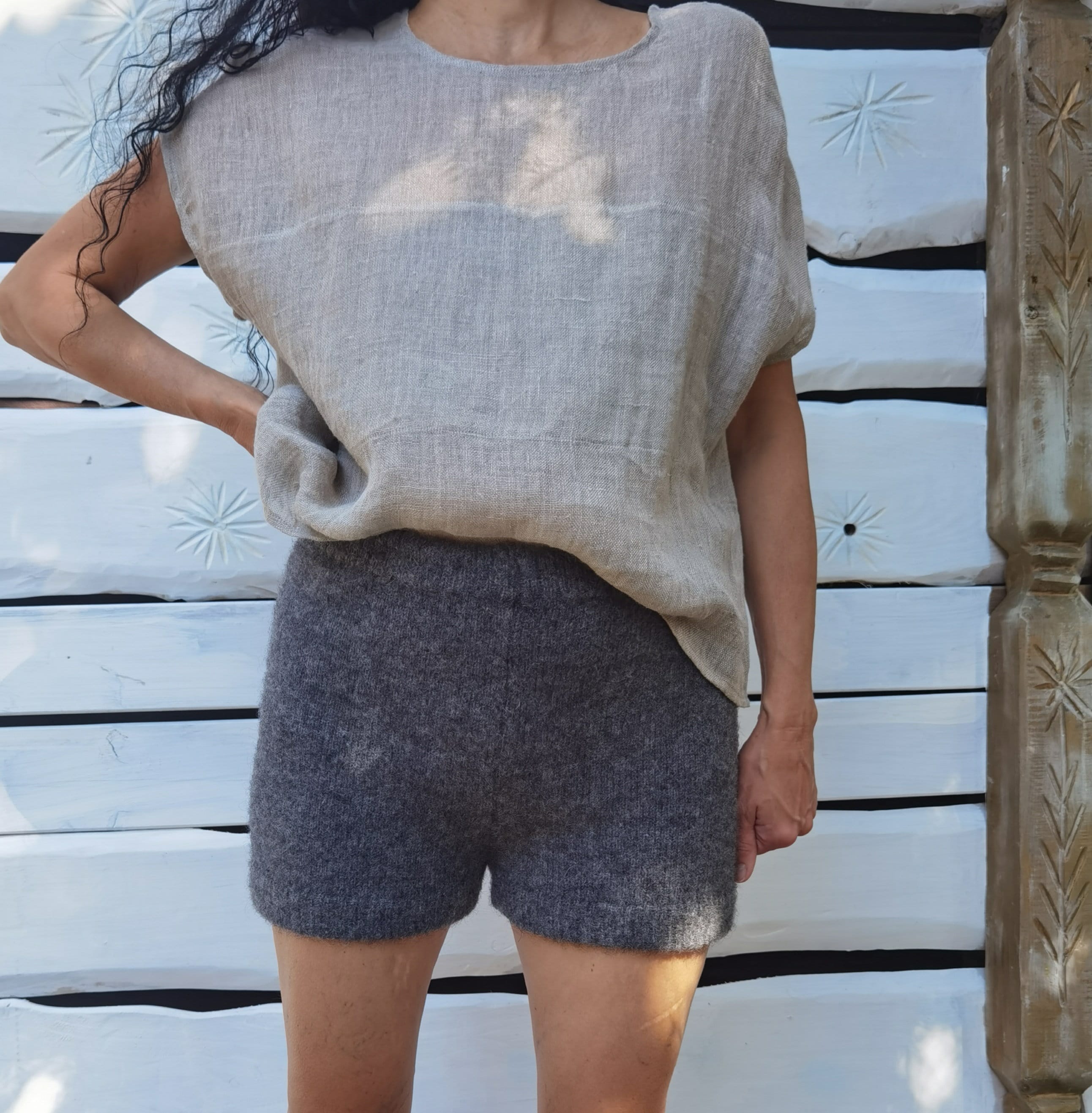 Handmade Warm Woolen Shorts Sheep Wool - Etsy