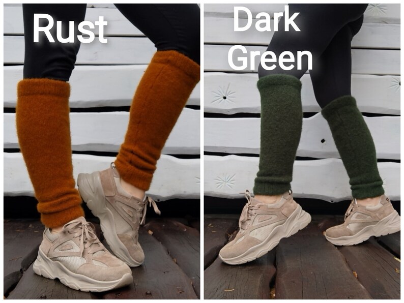 Wool Leg Warmers Handmade Unisex Leg Warmers Etsy