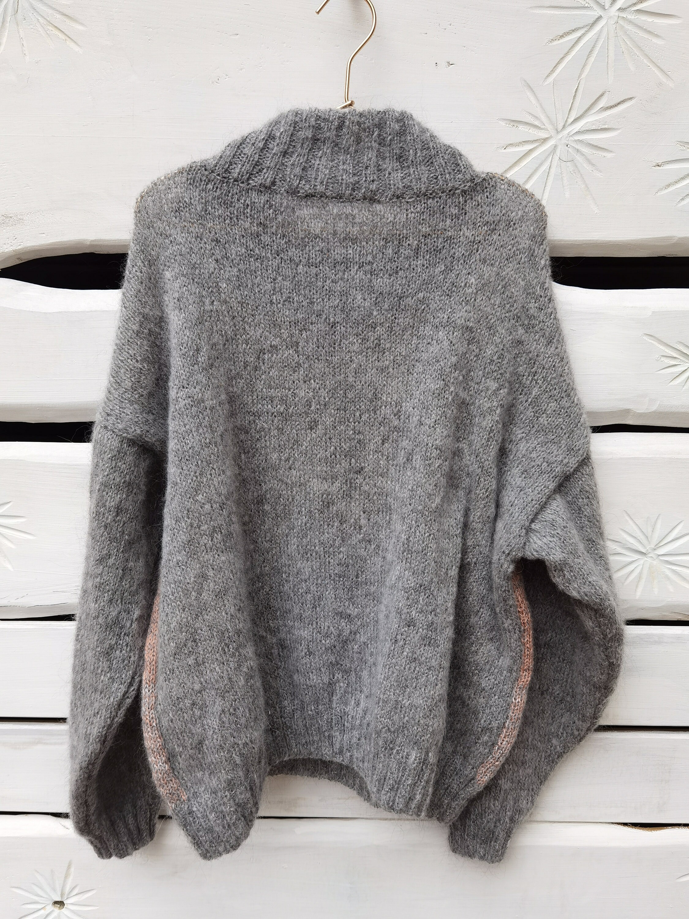 Alpaca sweater Wool sweater Knitted Soft Alpaca Sweater Etsy