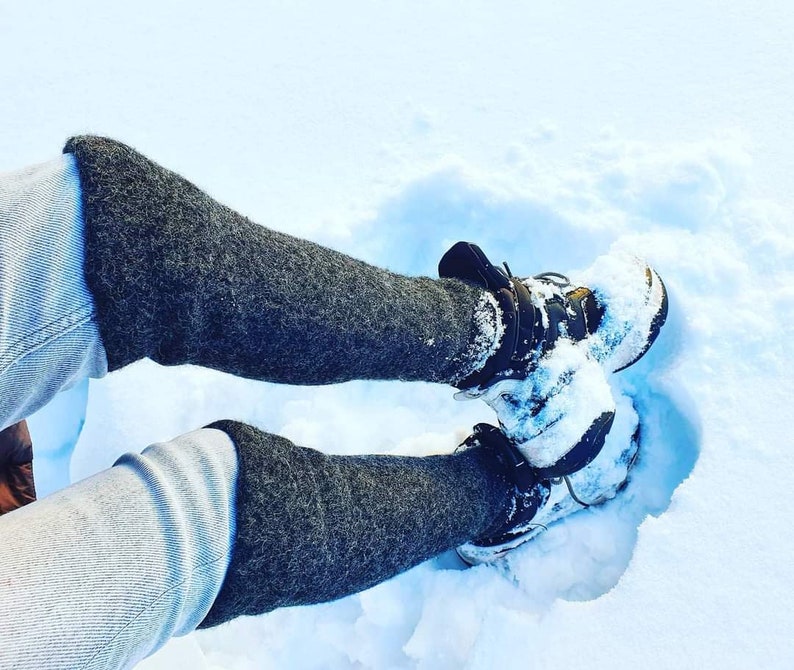 Wool Leg Warmers Handmade Unisex Leg Warmers Etsy