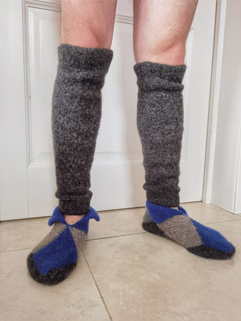 Wool Leg Warmers Handmade Unisex leg warmers image 7