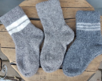 Handgestrickte Damen Wollsocken | Socken aus reiner Wolle| Bettsocken | Bio-Wolle therapeutische | Socken aus Wolle