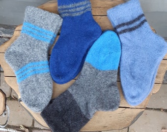 Men's Warm Socks, Knitted socks, Woolen socks, Natural wool, Knitting, Free shipping, gift for him!