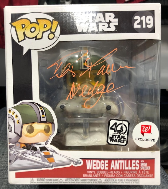 アナ・デ・アルマス　インスク入り直筆サイン ブレードランナー funko pop Autographed Star Wars Wedge Antilles Funko #219 Signed by Dennis