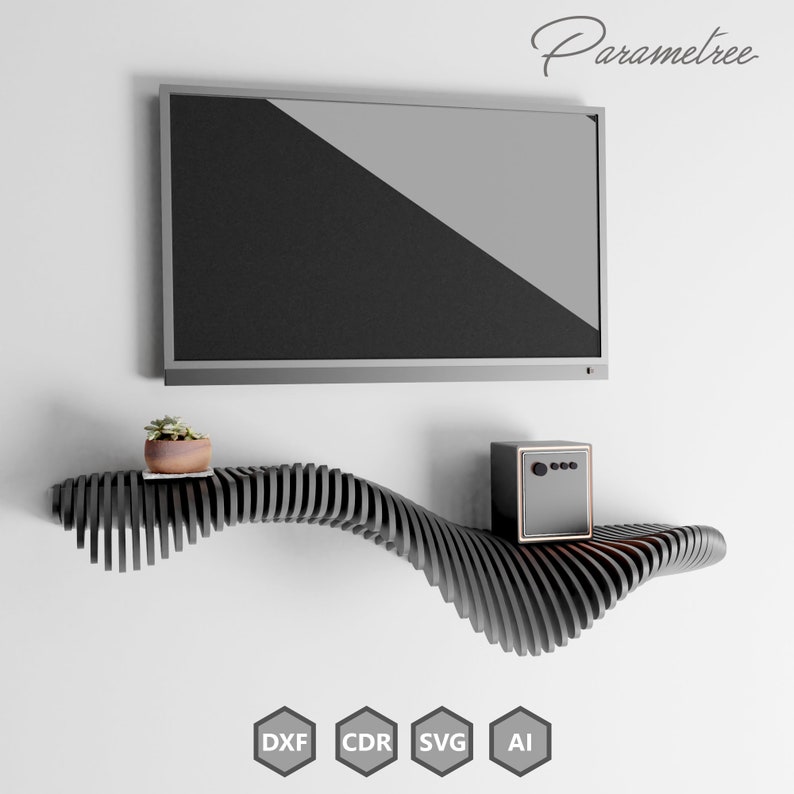 Parametric Shelf 01 Design for Home Office and Interiors Etsy