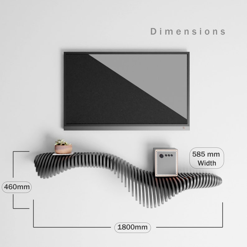 Parametric Shelf 01 Design for Home Office and Interiors Etsy