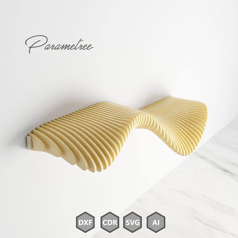 Parametric Shelf 01 Design for Home Office and Interiors Etsy