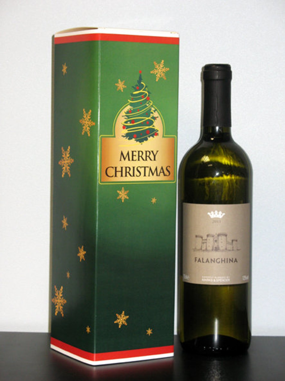 2x_Xmas Gift Bottle Boxes Festive Christmas Designs image 0