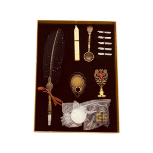 Feather Calligraphy Pen Set,