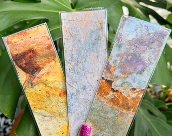 Marble Pattern Bookmarks