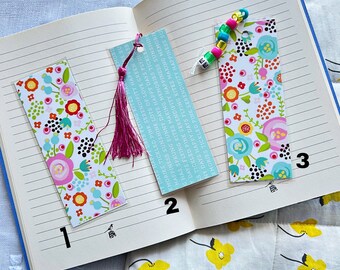Colorful Flowers Bookmark