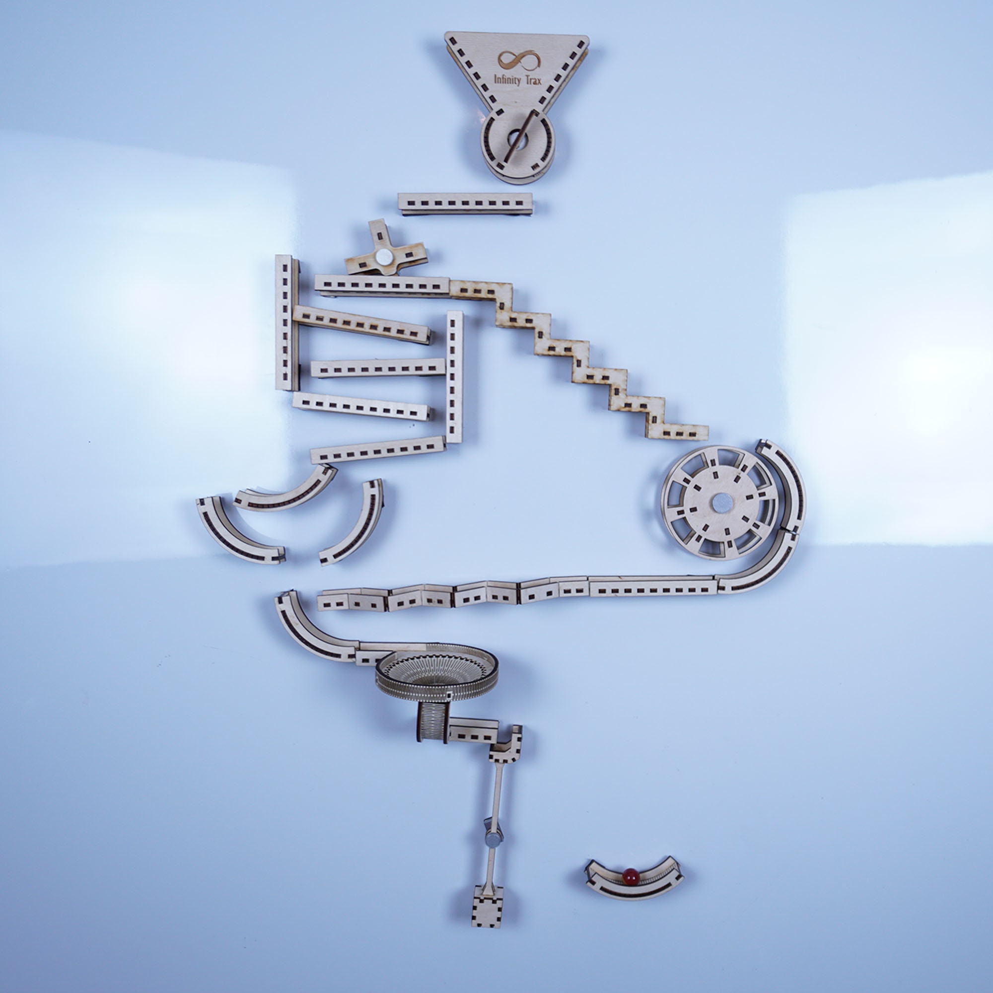 Newton Edition | Infinity Trax | Modular Wooden Magnetic Marble Run ...
