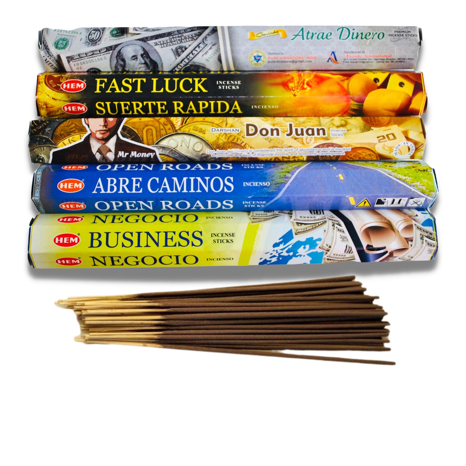 Money Attraction Incense Variety Pack Money Drawing Business Etsy