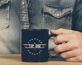 Mug personnalisé Top Dad - Cadeau pour la Fête des Pères