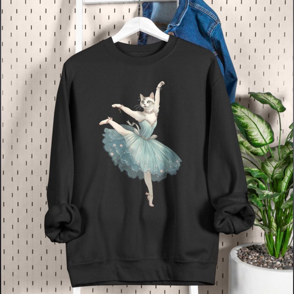 Ballet Cat Ballerina Shirts - A Kitten Cat in a Ballerina Tutu Shirt - Ballet Shirt - Gifts For Cat and Ballet Lovers - Funny Ballet Gifts