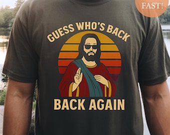 Funny Jesus Graphic T-Shirt: Retro Christian Meme Tee