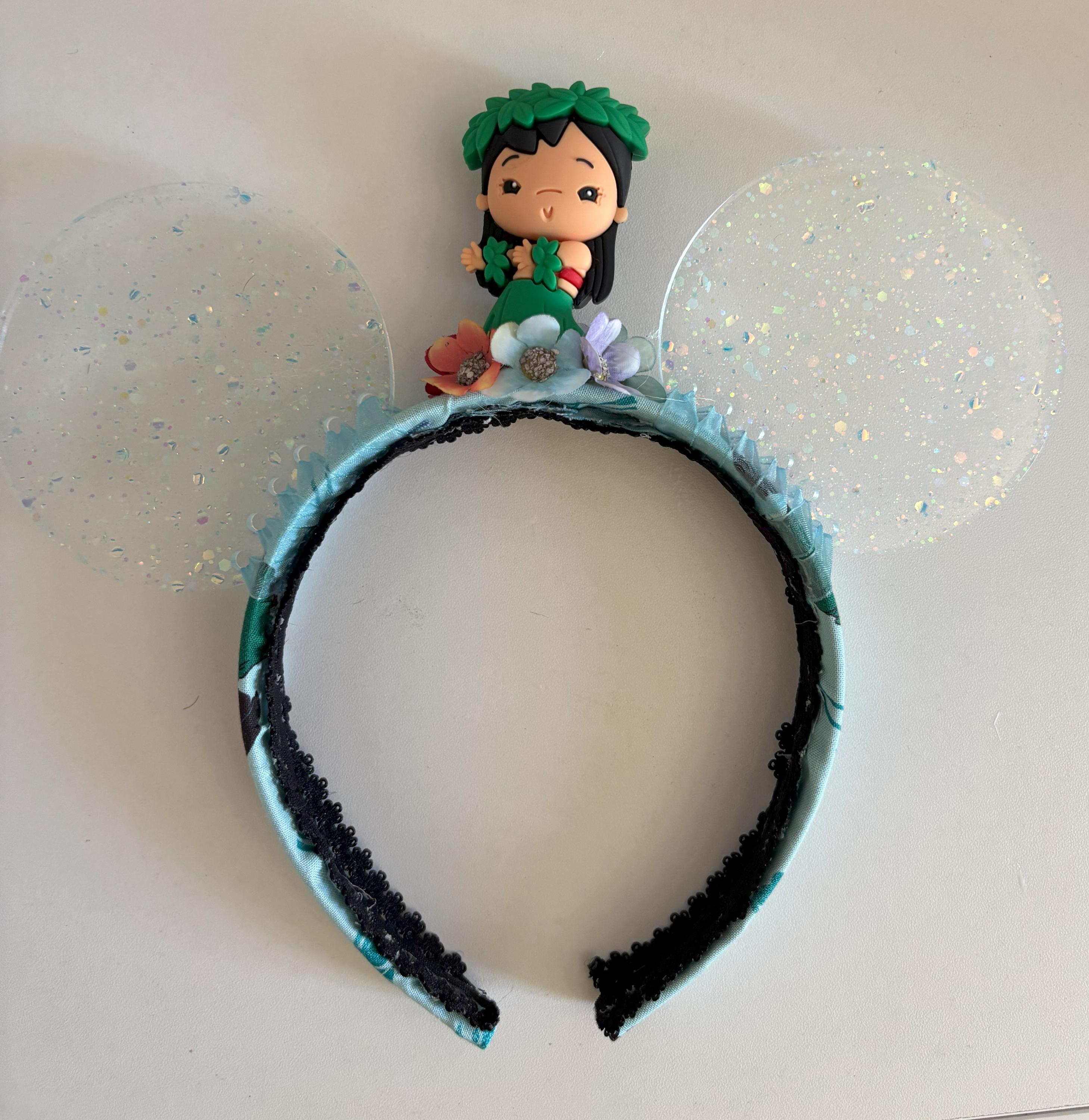 Glow in the Dark Mouse Glitter Ears Dancing Girl Bow Mouse  display picture 2