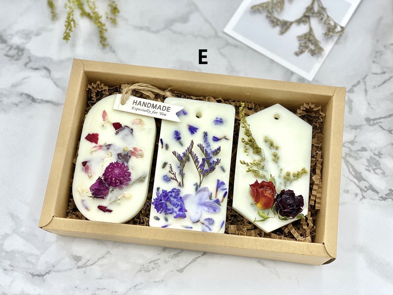 Botanical Soy Wax Sachet Gift Set: Floral Scented Air Freshener - Etsy ...