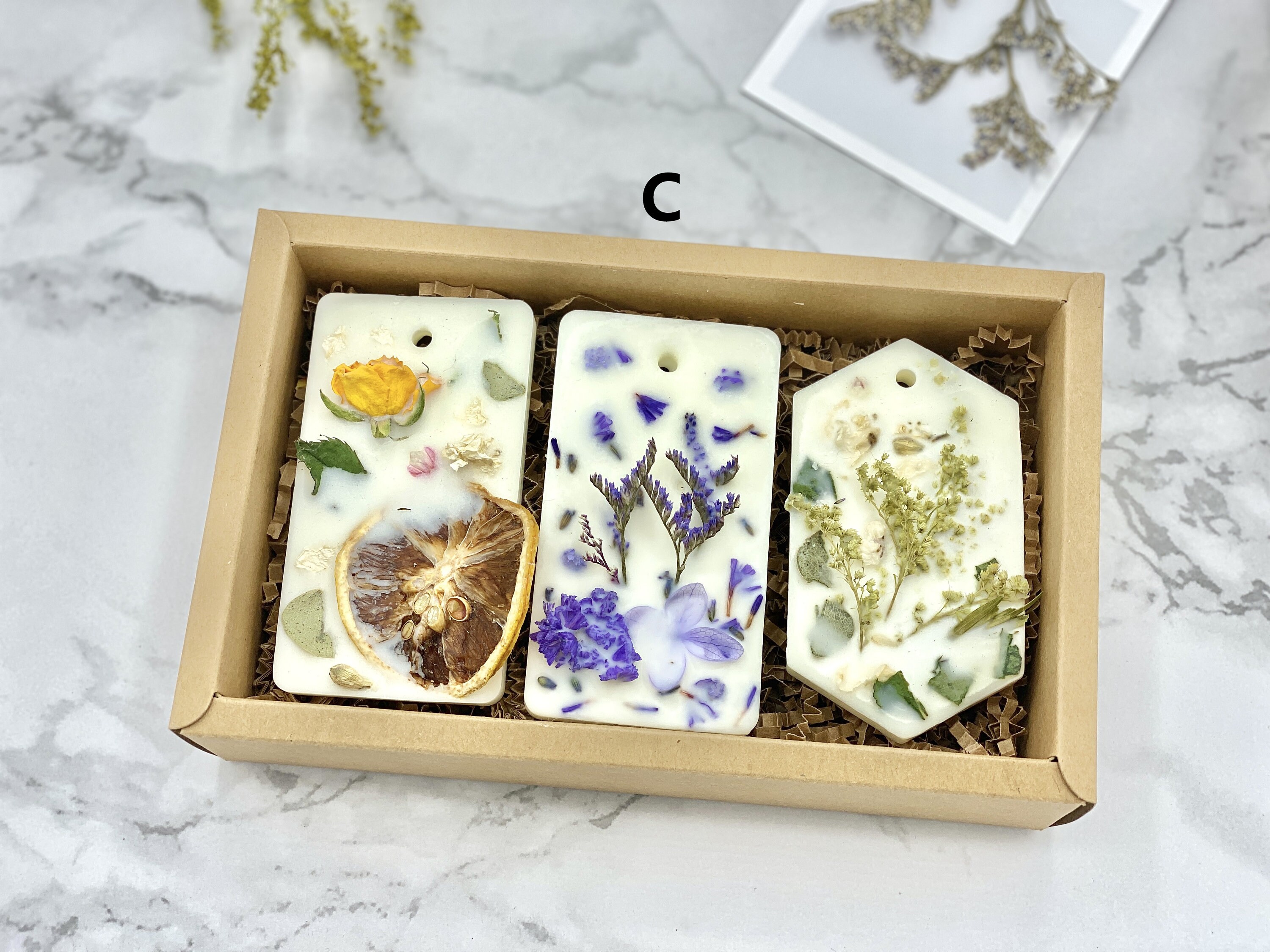 3 Botanical Soy Wax Tablet Gift Set Wax tablet Soy wax Etsy