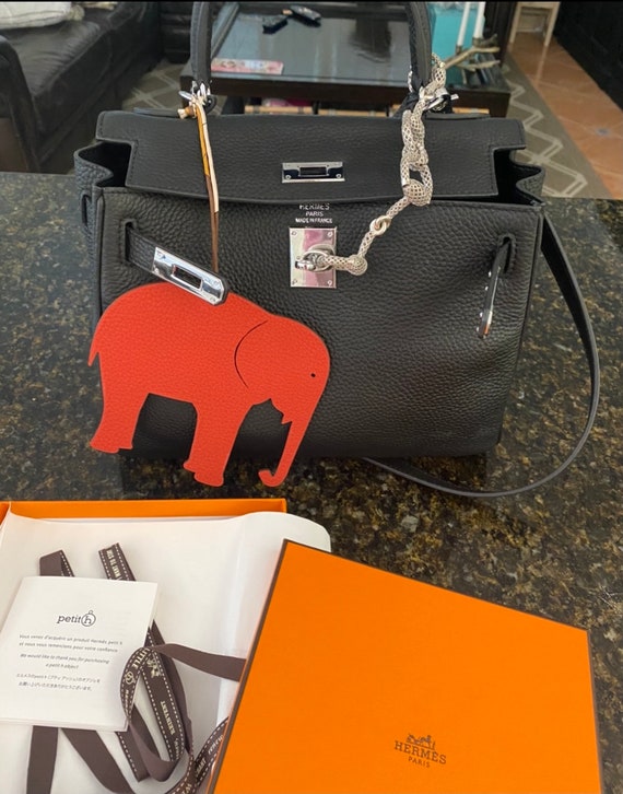 Hermès petit h Elephant Bag Charm | Reversible bag
