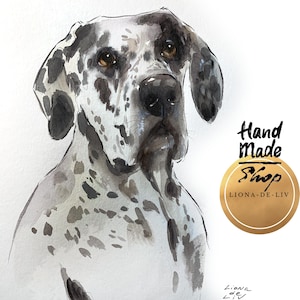 Custom Pet Portrait, Custom Dog, Cat Portrait, Custom Watercolor Pet Portrait From Photo, Hand Painted Pet Portrait, Animal Portrait