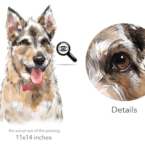 Ritratto di cane personalizzato, regalo per amanti dei cani, acquerello personalizzato per cani, animale domestico con fiori, ritratto in una corona, ritratto commemorativo, animale domestico in perdita