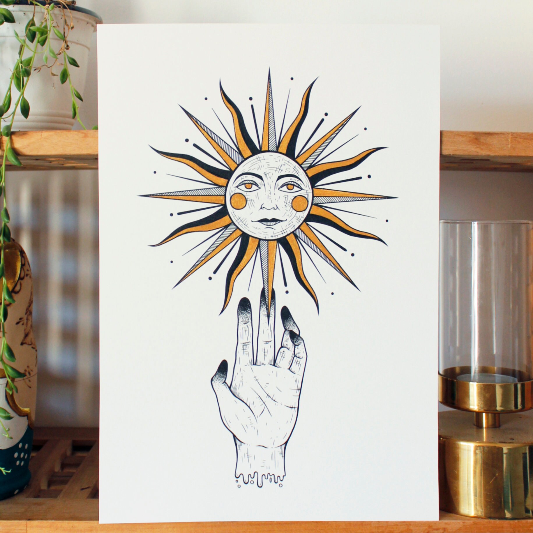 Sun Power Print