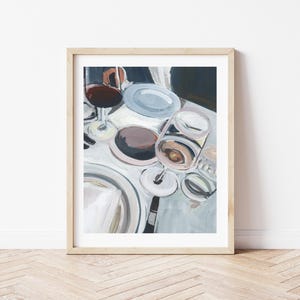 Cocktail Lover Gift | Still Life Watercolor Print | Modern Bar Wall Art